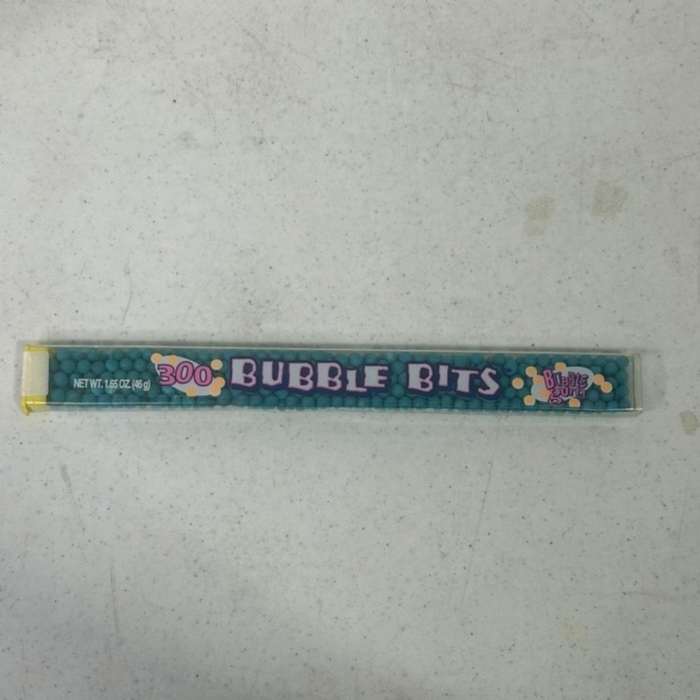 Vintage 1993 Amurol 300 Bubble Bits Bubble Gum Blue Candy Collectible 90s Prop